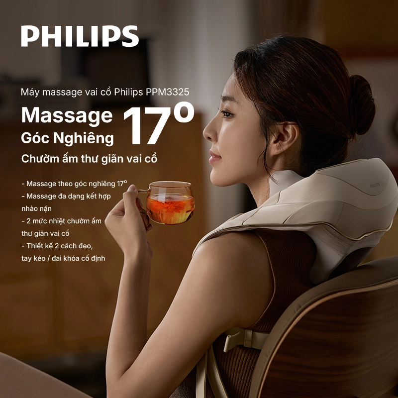 Máy Massage Cổ Vai Gáy Philips PPM3325 1