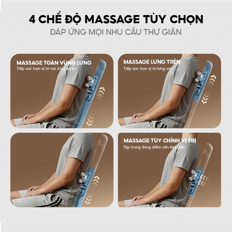 Đệm Tựa Massage Lưng Eo Philips PPM8502 10