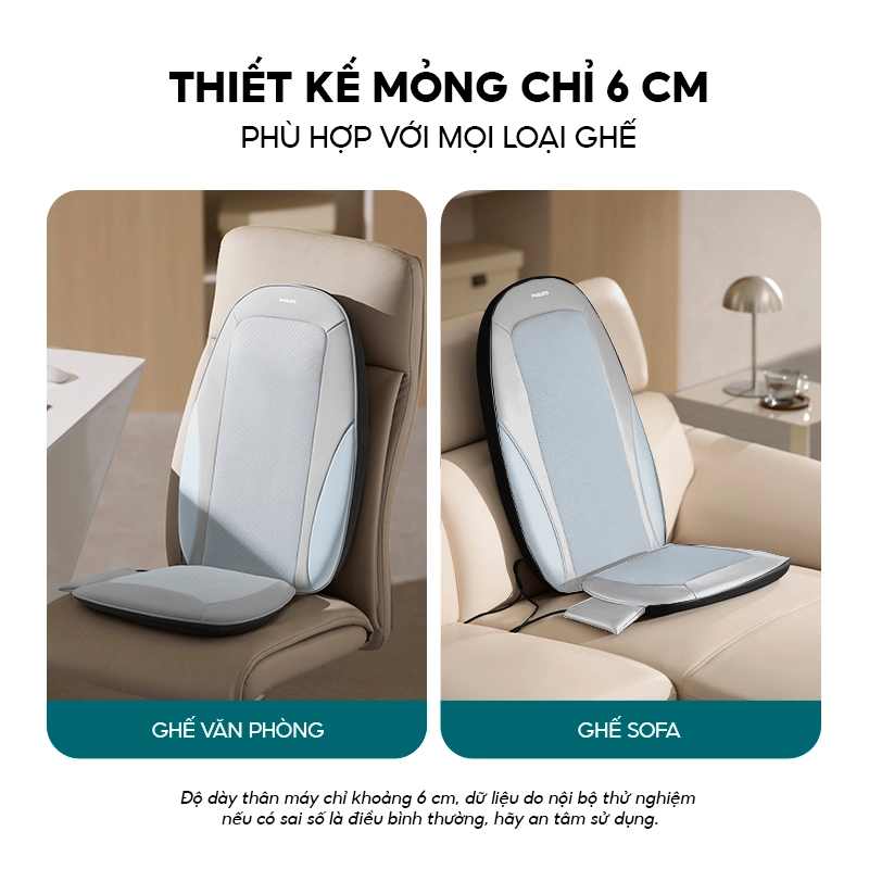 Đệm Tựa Massage Lưng Eo Philips PPM8502 5