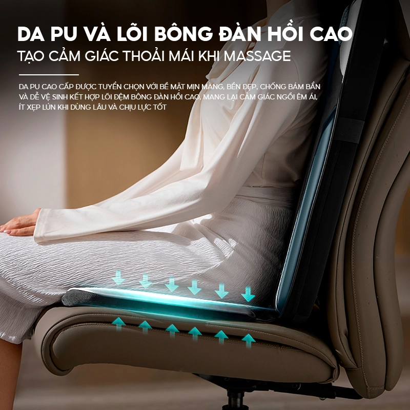 Đệm Tựa Massage Lưng Eo Philips PPM8502 7