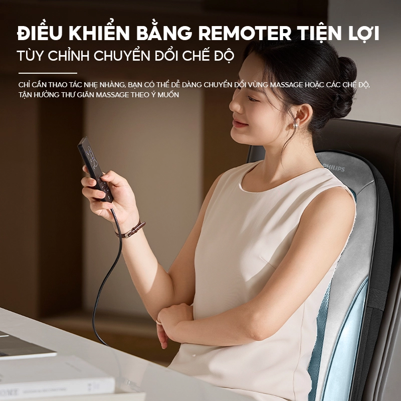 Đệm Tựa Massage Lưng Eo Philips PPM8502 8
