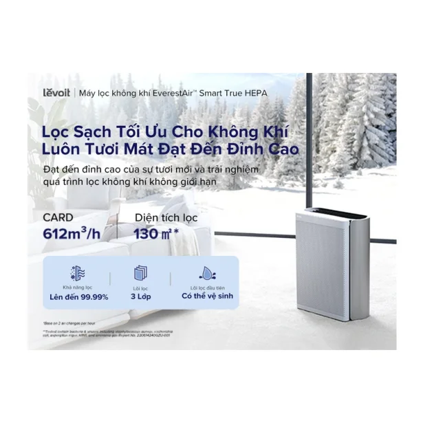 Máy Lọc Không Khí Levoit Everest Air 70W