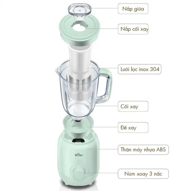 Máy Xay Sinh Tố Đa Năng Bear LLJ-B12K1 1.2 Lít