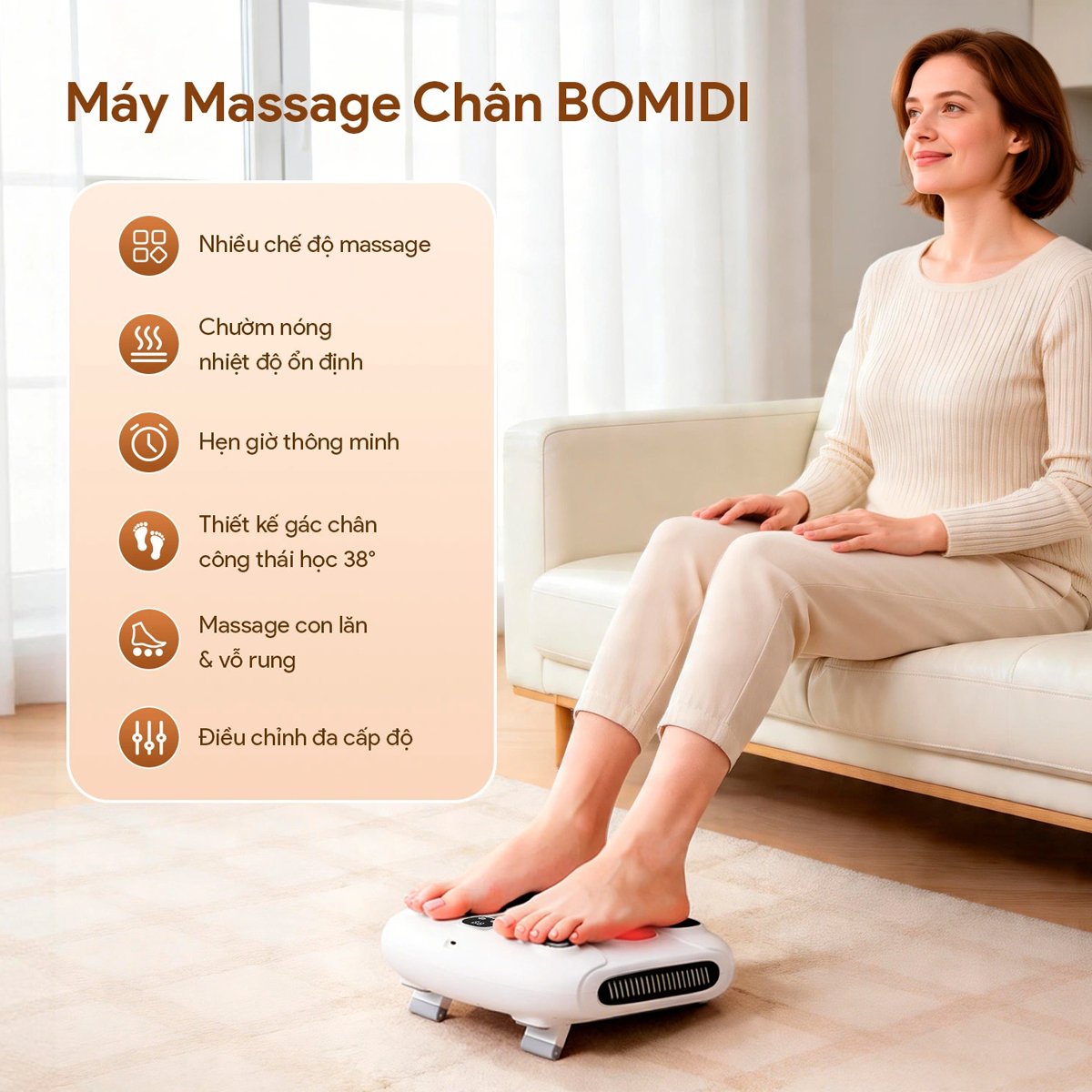 Máy Massage Mắt Bomidi FM6 2