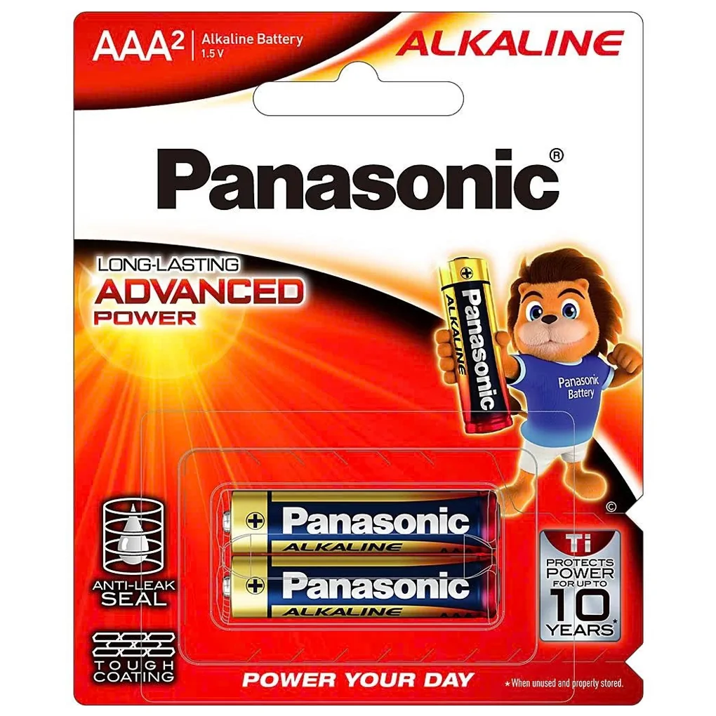 Pin Kiềm Panasonic LR03T/2B-V AAA Vỉ 2