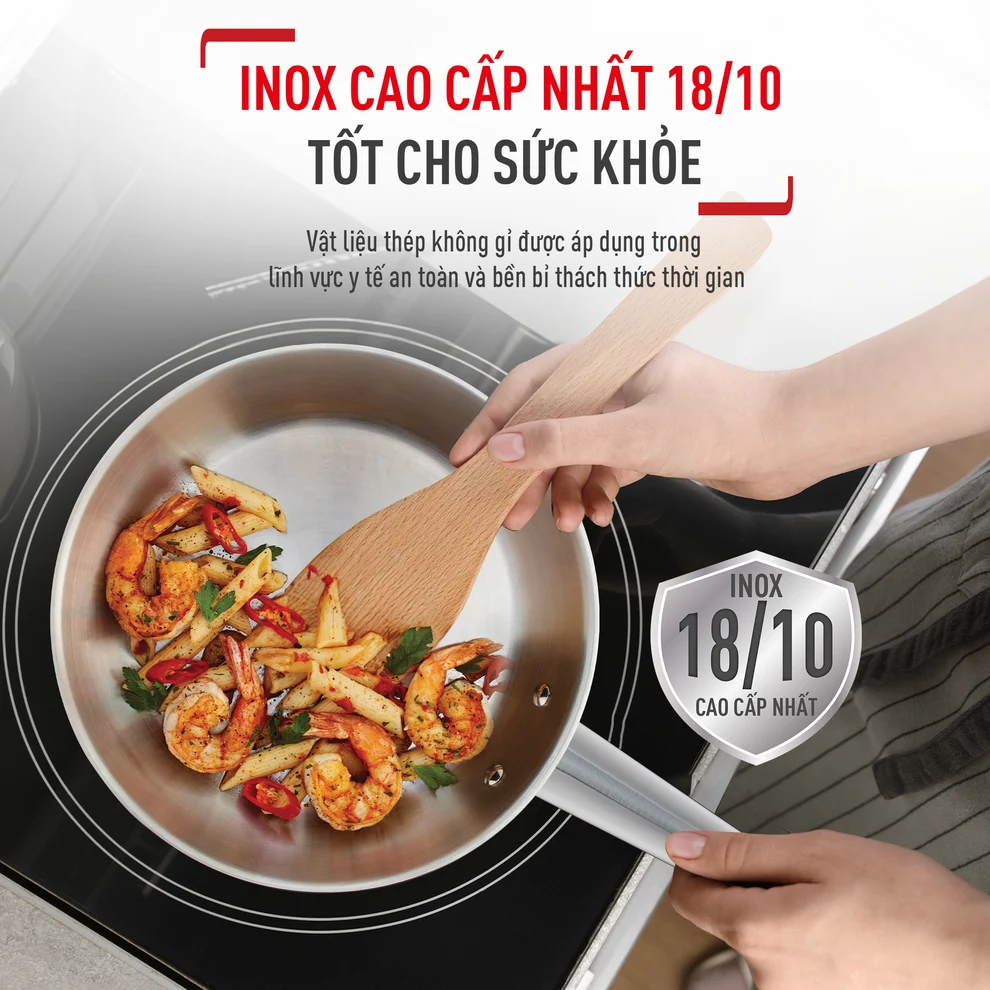 Chảo Inox Cao Cấp Professional Tefal B9210295 20cm 1