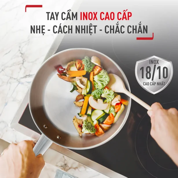 Chảo Inox Cao Cấp Professional Tefal B9210595, 26cm