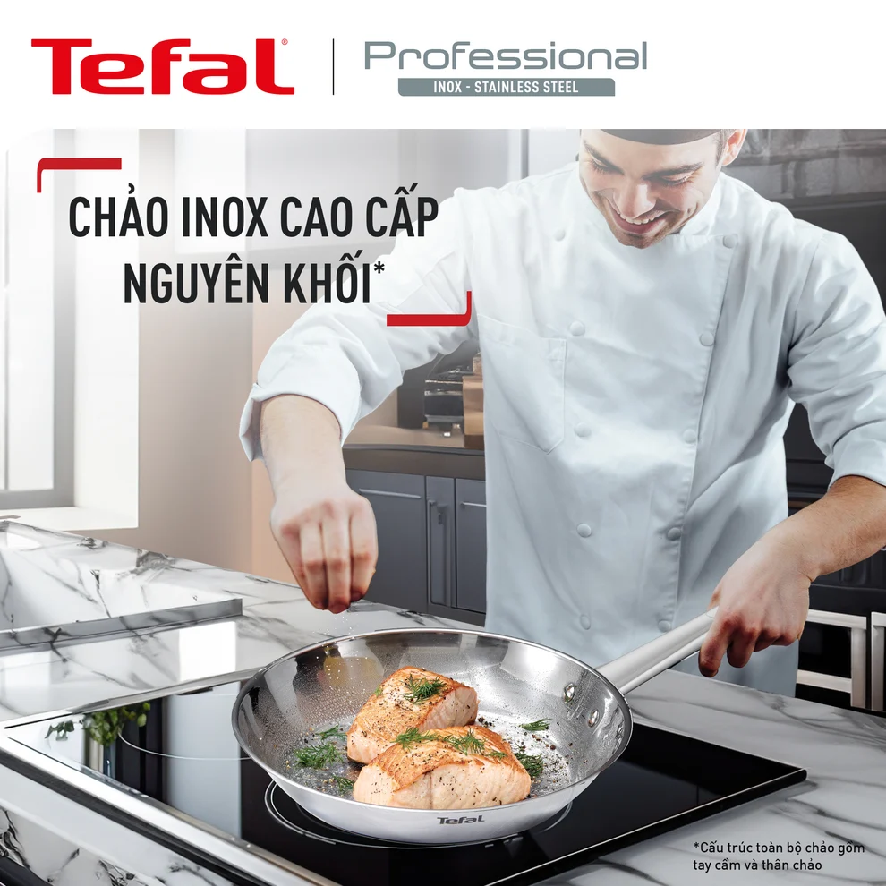 Chảo Inox Cao Cấp Professional Tefal B9210595 26cm 1