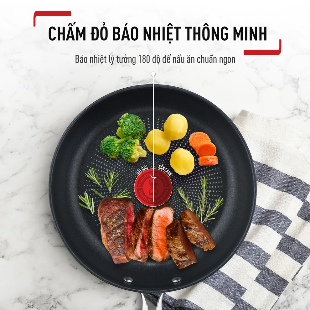 Chảo Chiên Inox Cao Cấp Tefal Duetto Plus 26cm 8