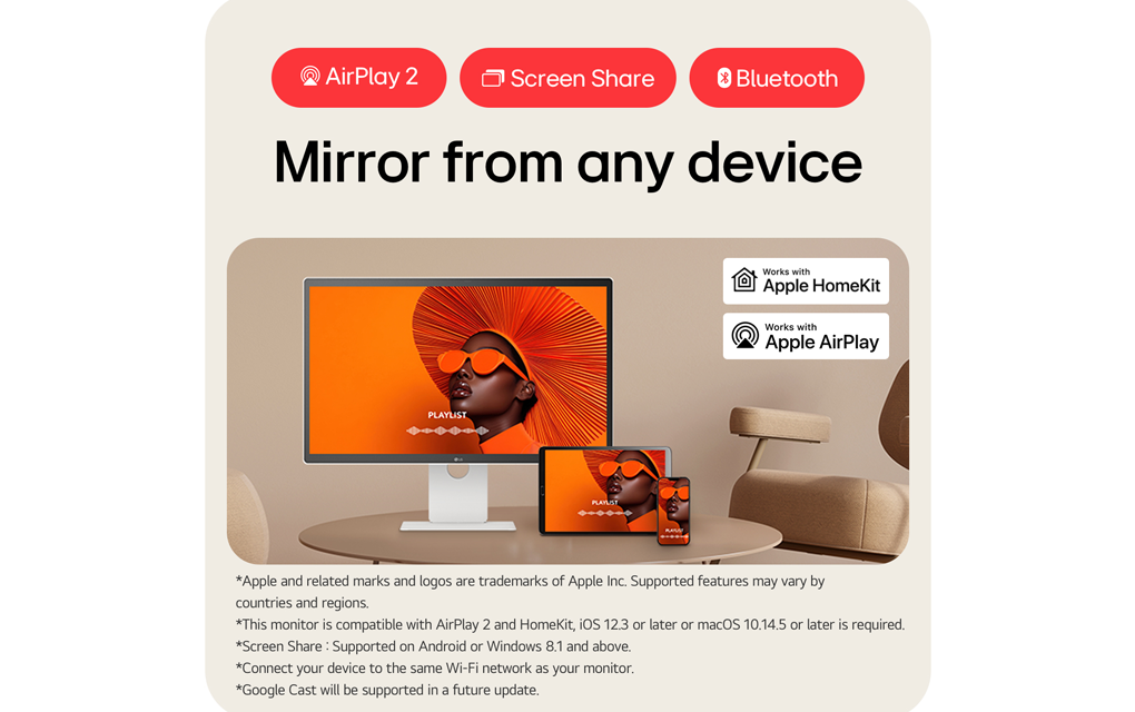 Màn Hình Giải Trí Di Động 32 Inch 32U889SA-W LG Smart Monitor Swing 10
