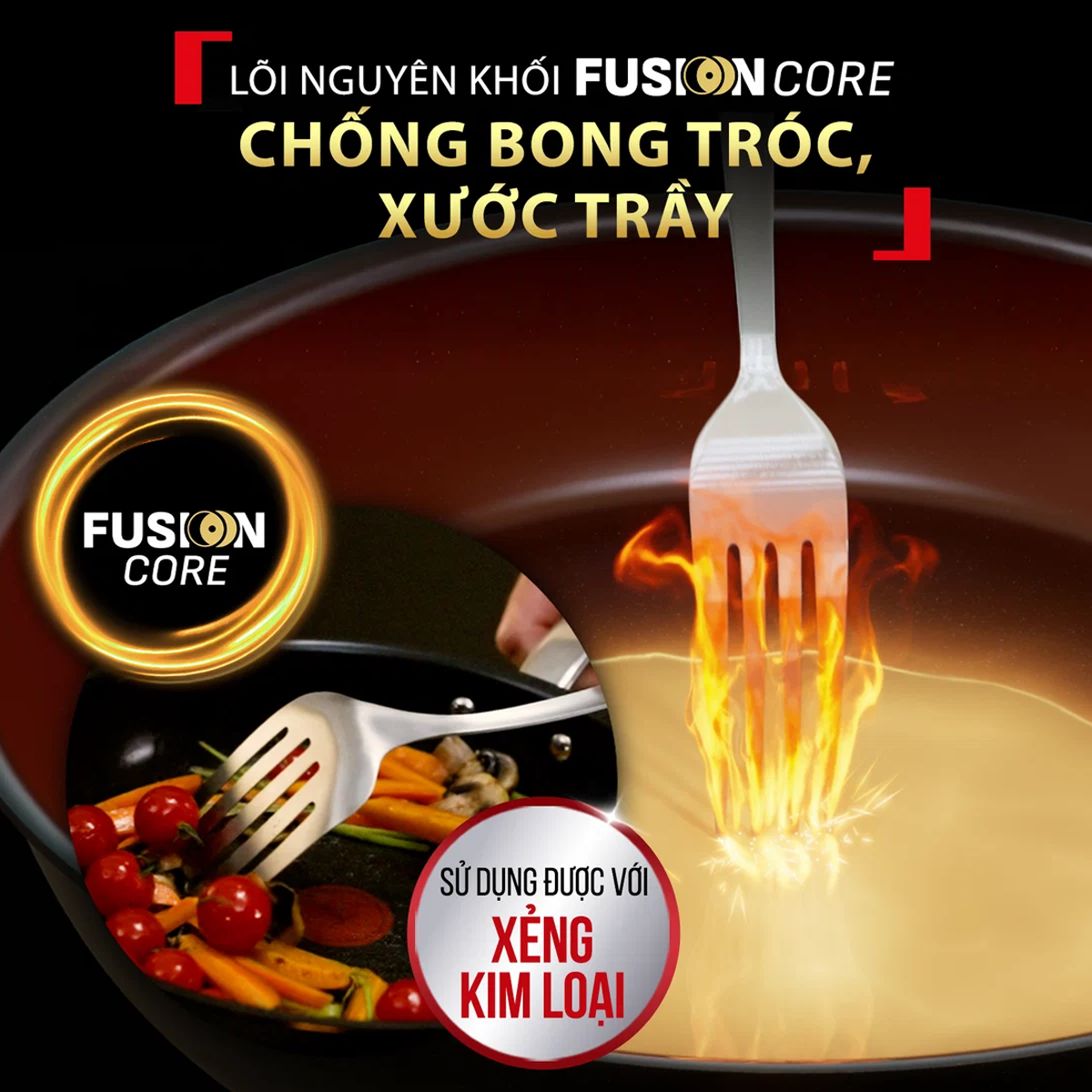 Chảo Chiên Cao Cấp Tefal Excellence Fusion G3380202 20cm 4