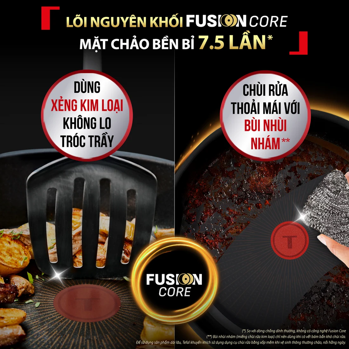 Chảo Chiên Cao Cấp Tefal Excellence Fusion G3380402 24cm 5