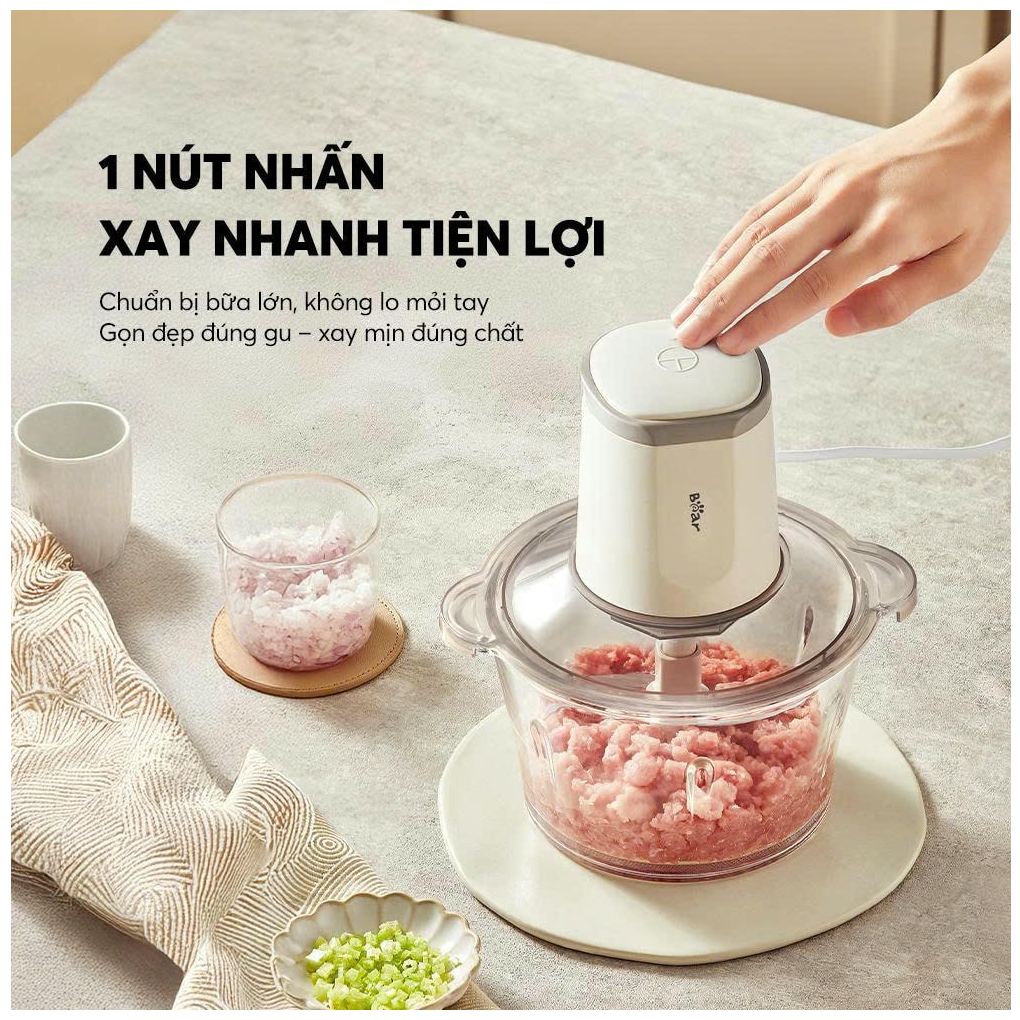 Máy Xay Thịt Bear CH-5H03P36 1.8 Lít 2