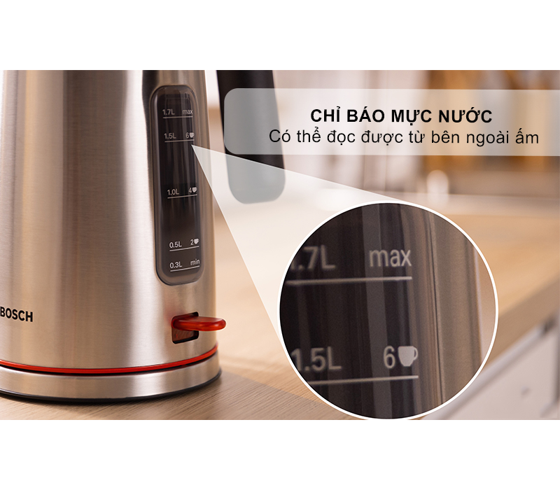 Ấm Đun Siêu Tốc Bosch TWK6M480 1