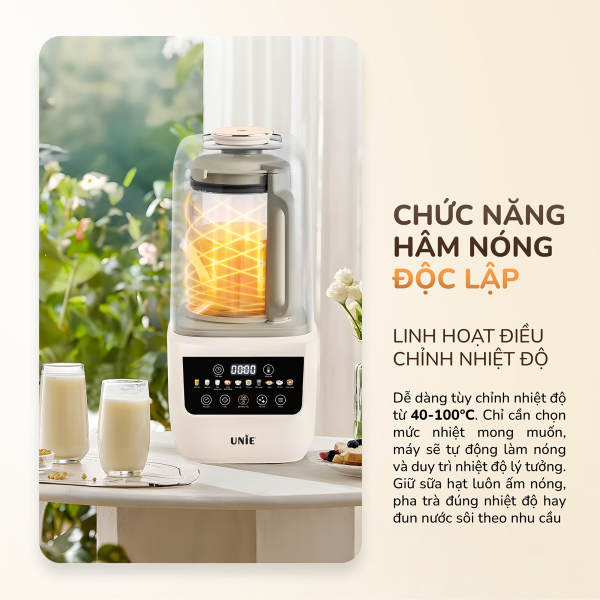 Máy Làm Sữa Hạt Unie UCB15 11