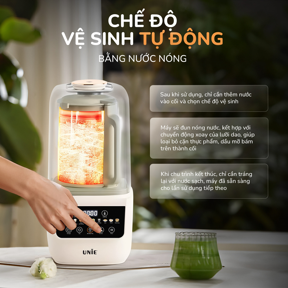 Máy Làm Sữa Hạt Unie UCB15 13