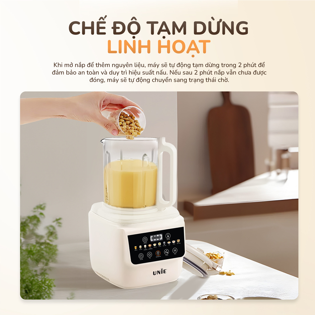 Máy Làm Sữa Hạt Unie UCB15 15