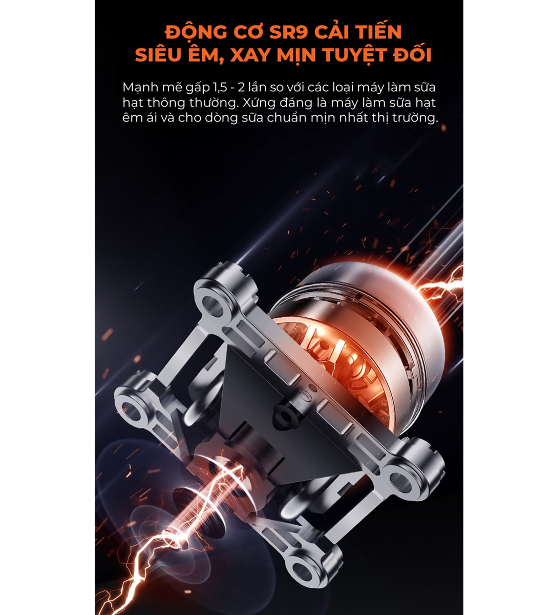 Máy Làm Sữa Hạt Unie V9S PRO 1