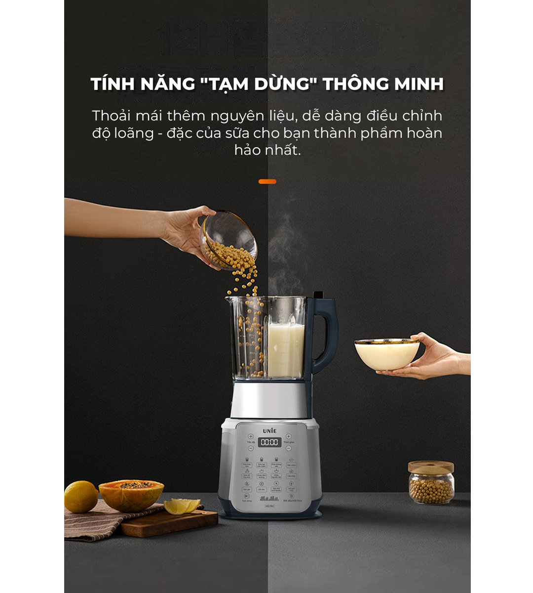 Máy Làm Sữa Hạt Unie V9S PRO 2