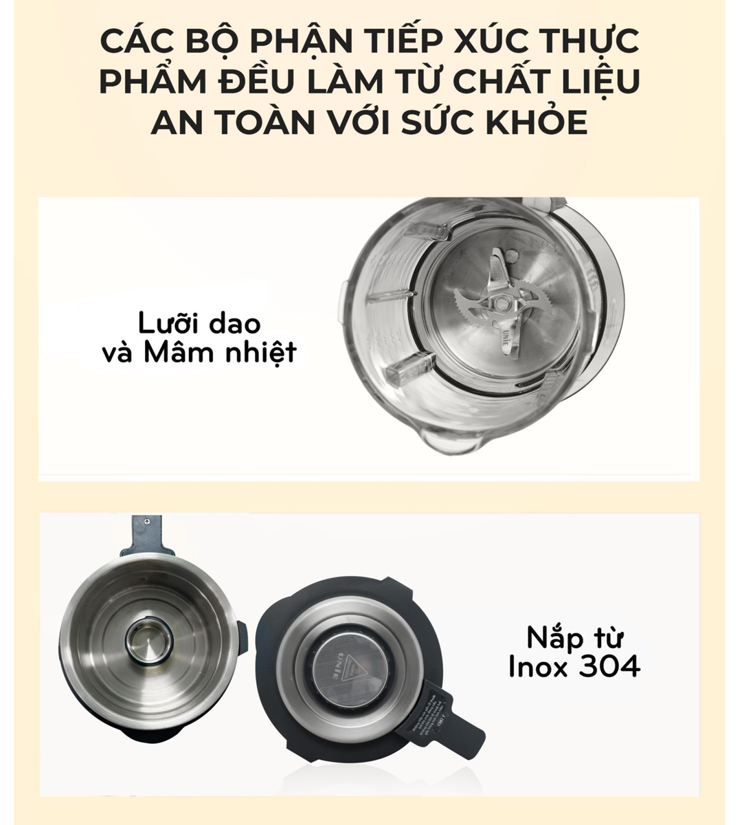 Máy Làm Sữa Hạt Unie V9S PRO 7