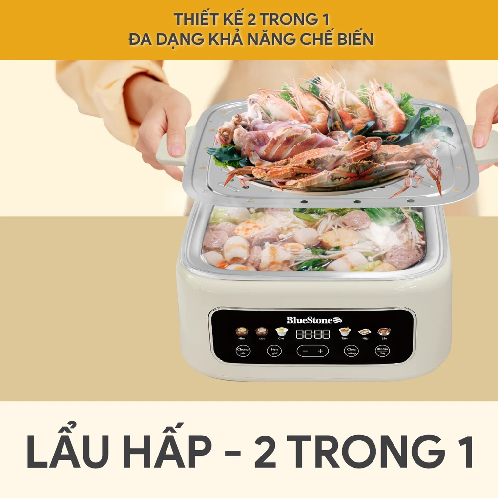 Nồi Hấp Đa Năng BlueStone MPB-7238 17 Lít 5