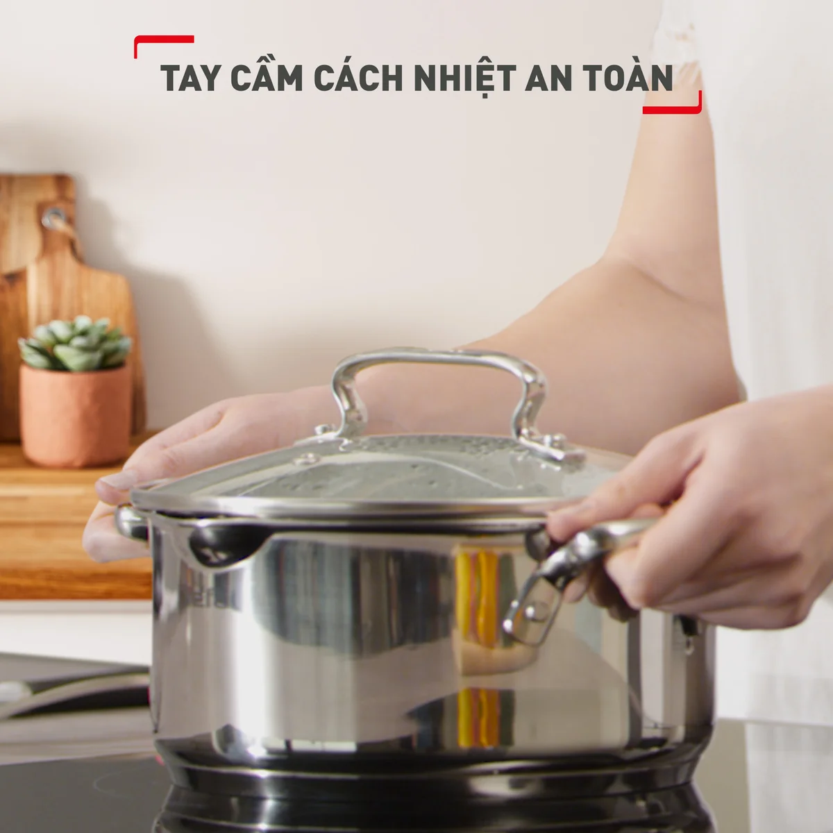 Bộ 5 Nồi Inox Cao Cấp Tefal Duetto Plus, Gồm Quánh 16cm/Nồi 18cm/Nồi 20/Nồi 22cm/Nồi 24cm 4