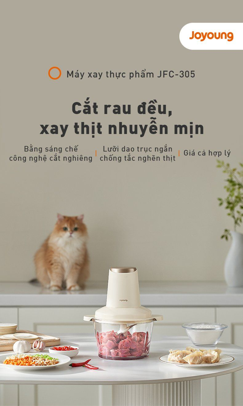 Máy Xay Thực Phẩm Joyoung JFC-305 1.8 Lít 5