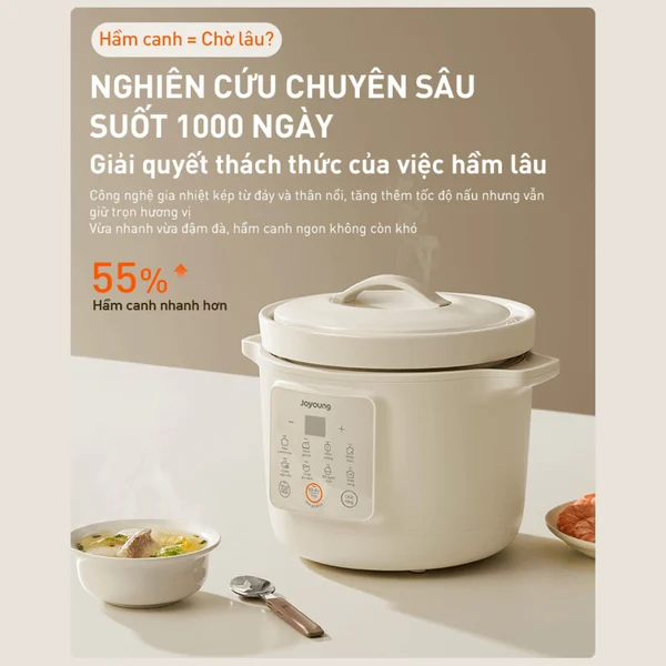 Nồi Nấu Chậm Joyoung JSC-316 3 Lít 3