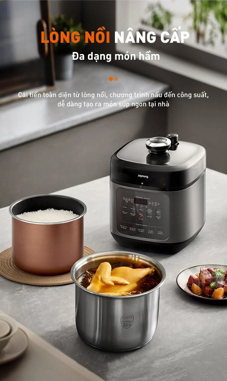 Nồi Cơm Áp Suất Đa Năng Joyoung JHPC-5100 12