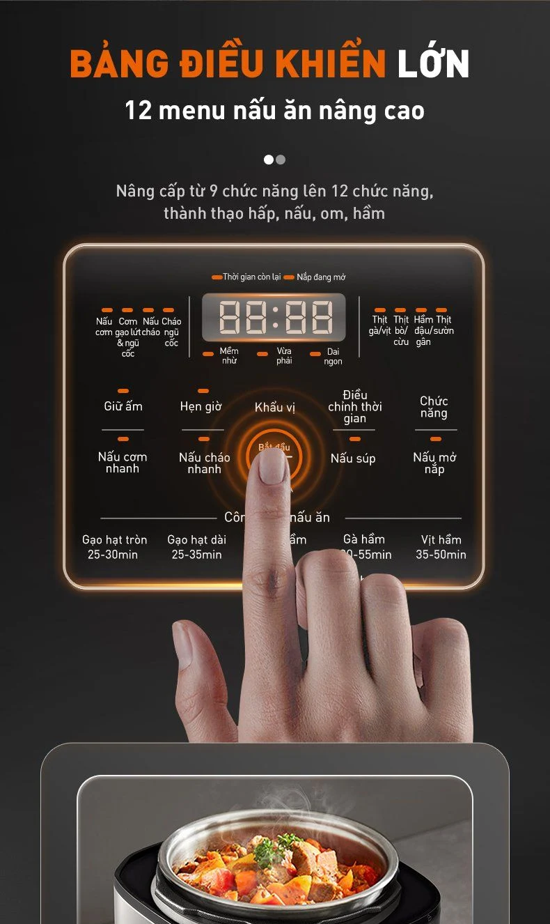 Nồi Cơm Áp Suất Đa Năng Joyoung JHPC-5100 16