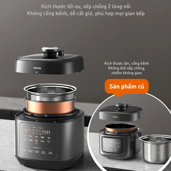Nồi Cơm Áp Suất Đa Năng Joyoung JHPC-5100 5