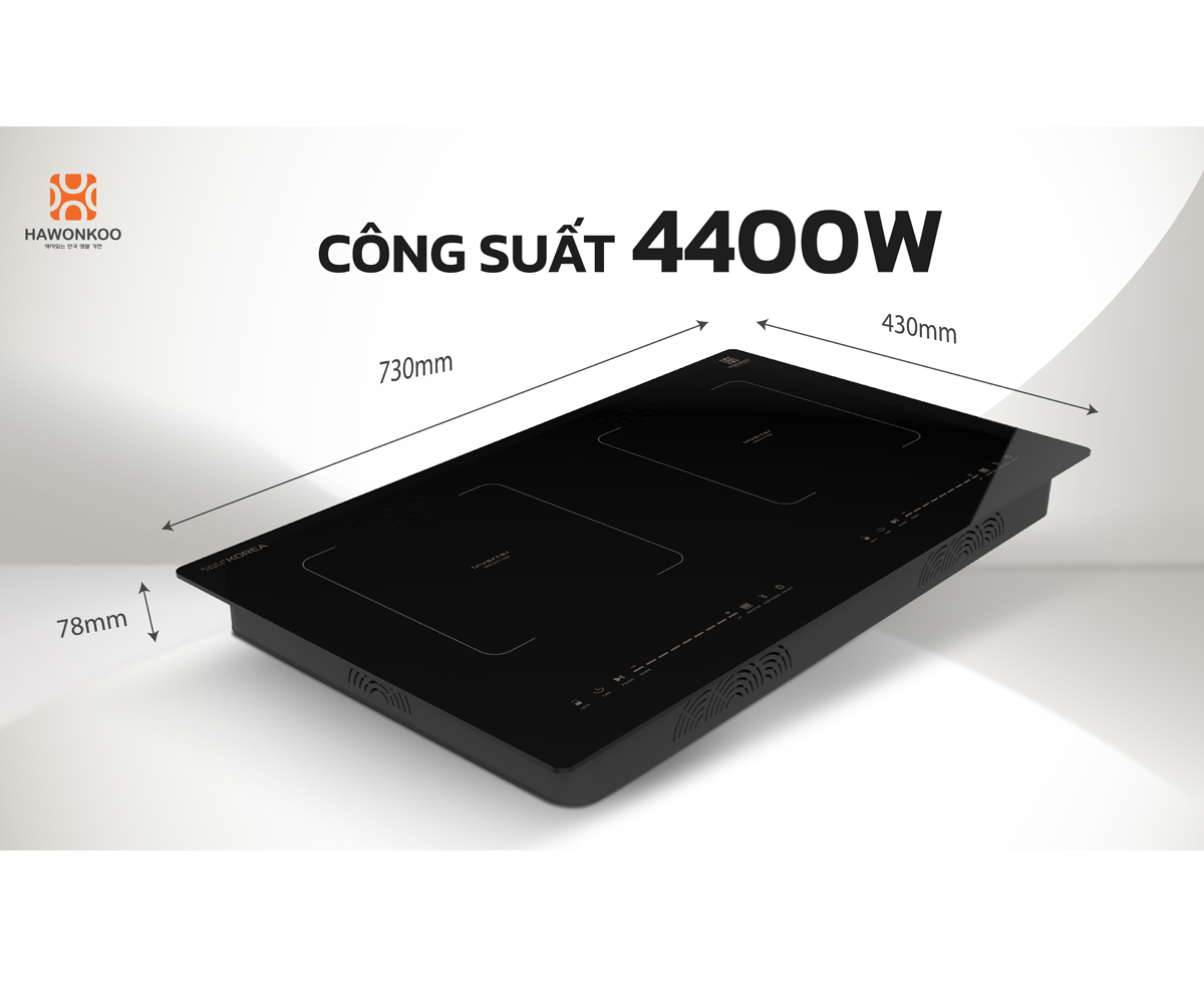 Bếp Từ Đôi Hawonkoo CEH-251-Inverter 4400W - Thái Lan 7