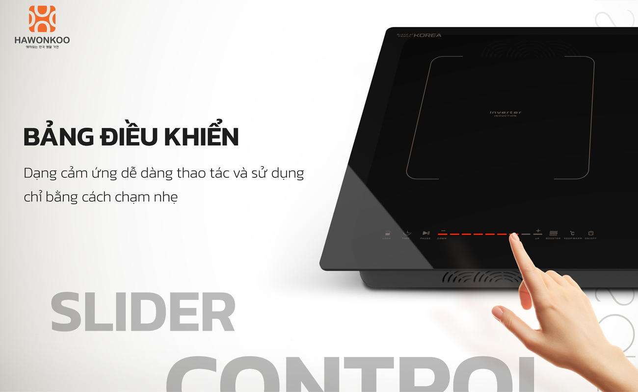 Bếp Từ Đôi Hawonkoo CEH-251-Inverter 4400W - Thái Lan 9