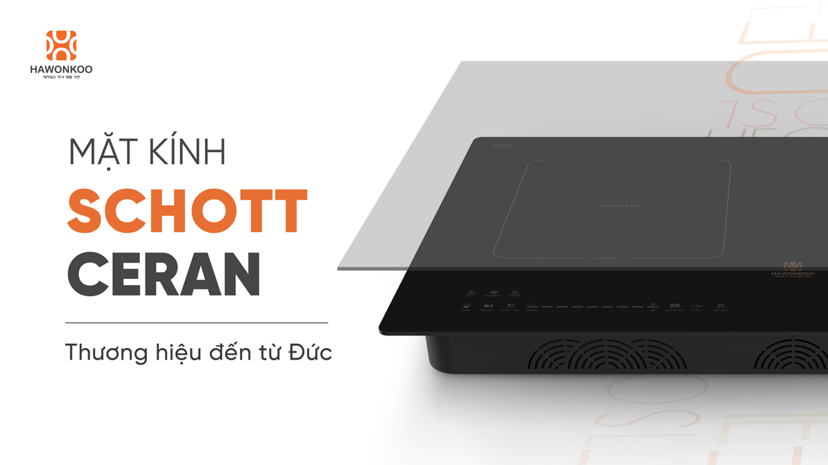 Bếp Từ Đôi Hawonkoo CEH-299-Inverter 5400W - Thái Lan 6