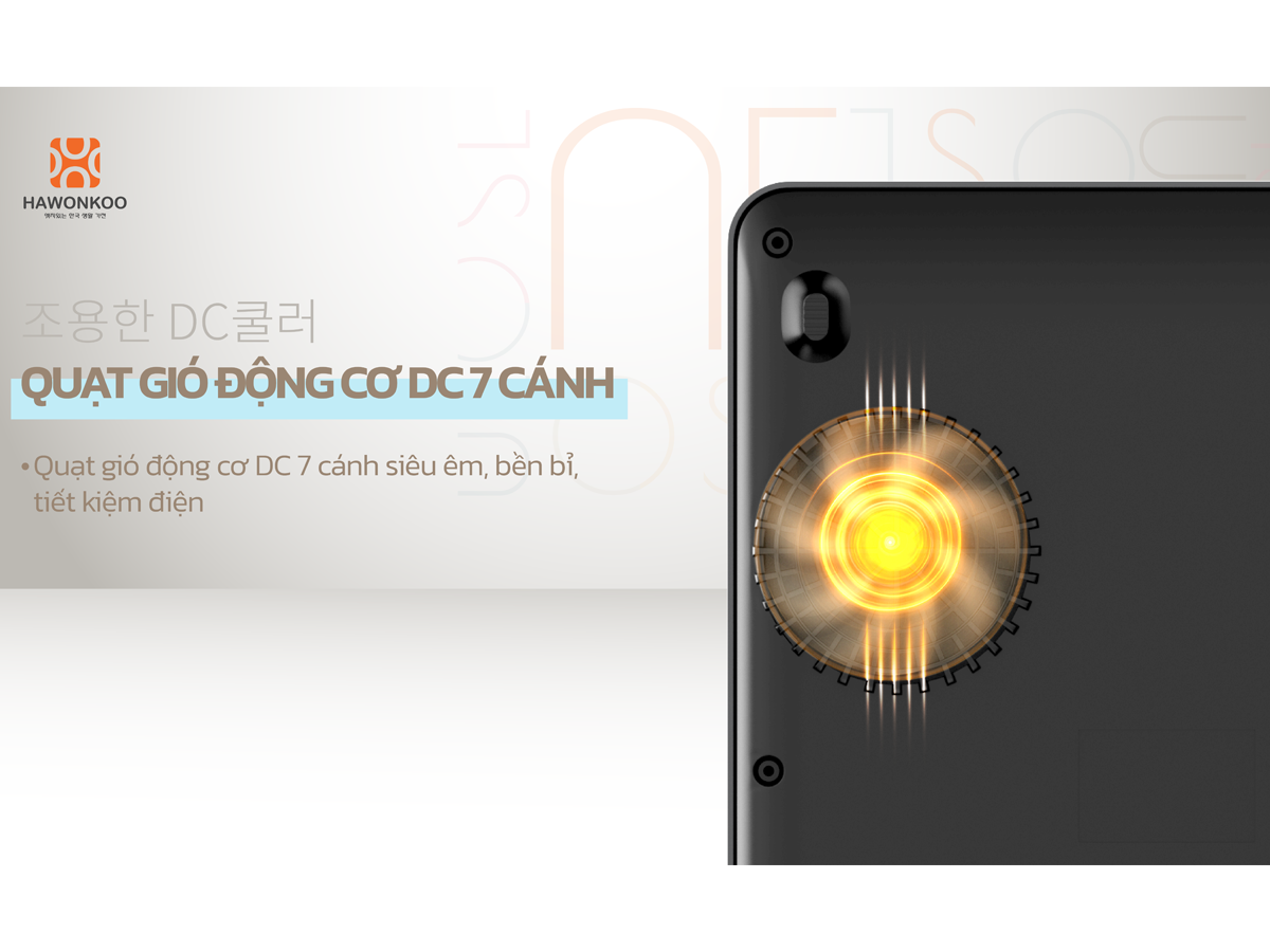 Bếp Điện Từ Đơn Kèm Nồi Lẩu Hawonkoo Seoul-CEH-106-Inverter-GR 2100W 12