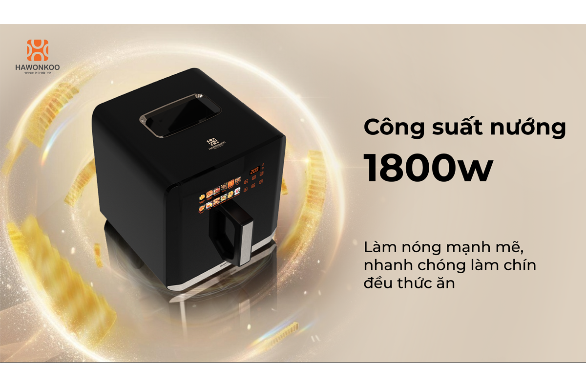 Nồi Chiên Không Dầu Hawonkoo AFH-106 10 Lít 12