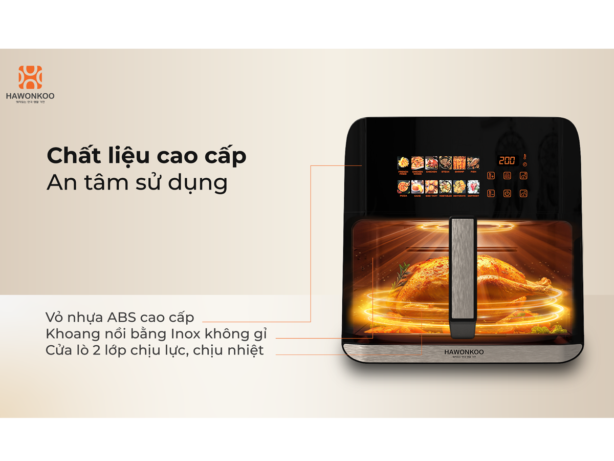 Nồi Chiên Không Dầu Hawonkoo AFH-106 10 Lít 9