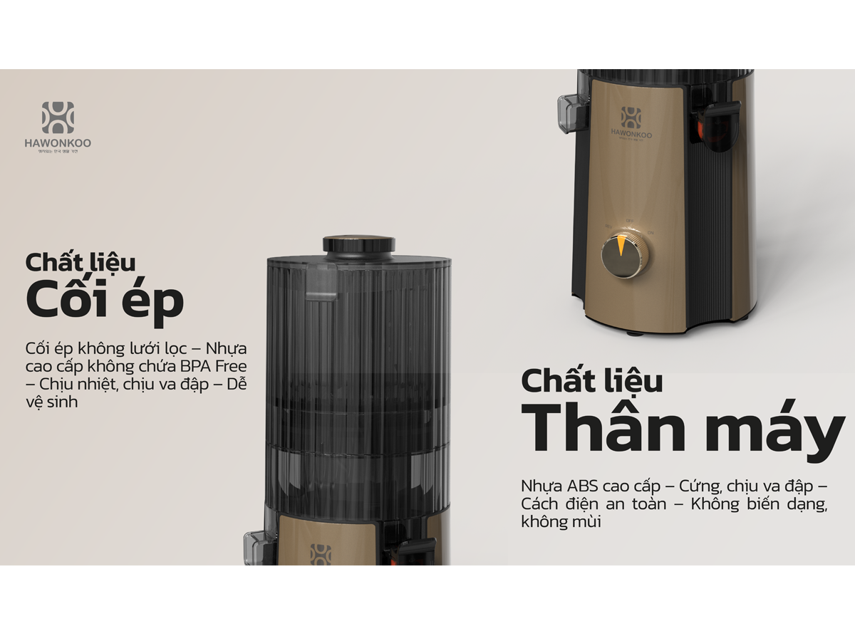 Máy Ép Chậm Hawonkoo SJH-004 200W 12