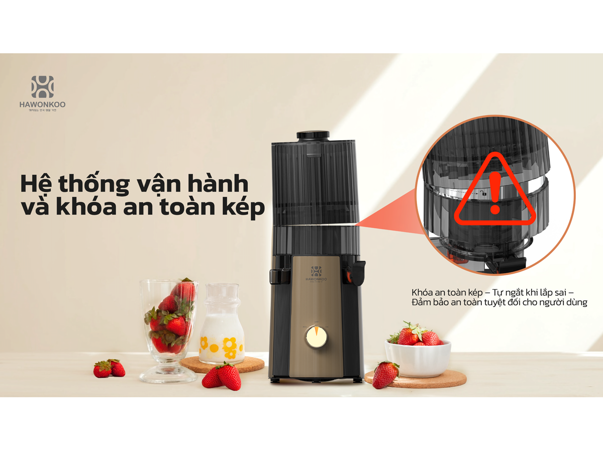 Máy Ép Chậm Hawonkoo SJH-004 200W 16