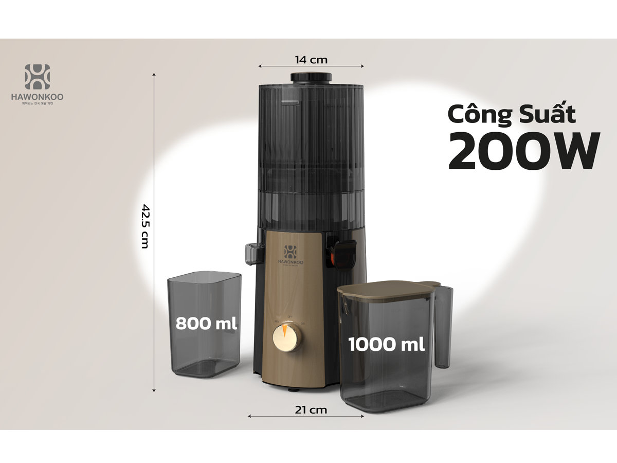 Máy Ép Chậm Hawonkoo SJH-004 200W 7