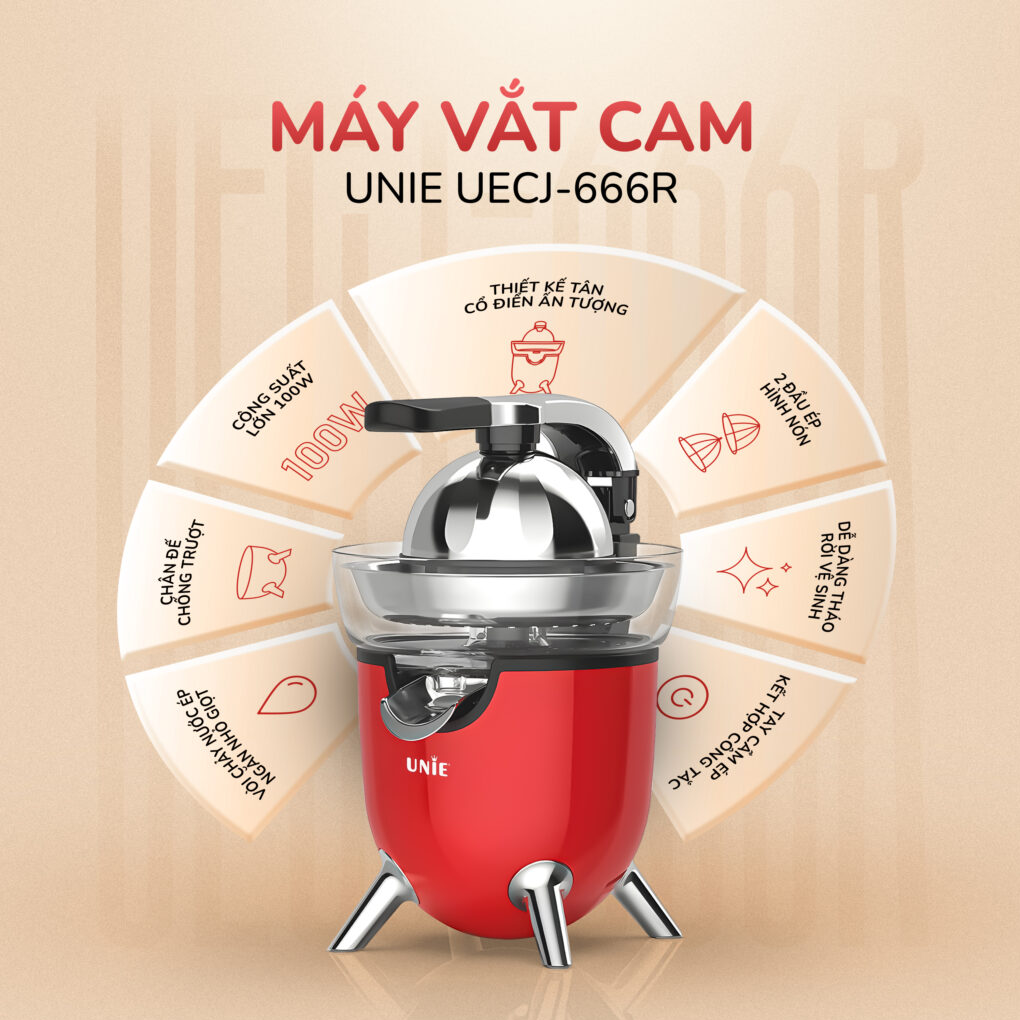 Máy Vắt Cam Unie UECJ-666R 1