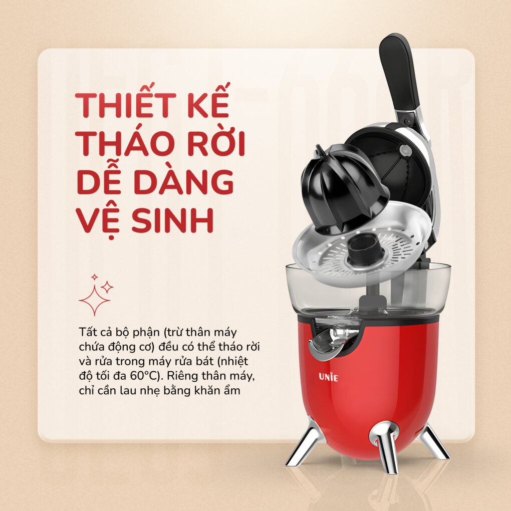 Máy Vắt Cam Unie UECJ-666R 12