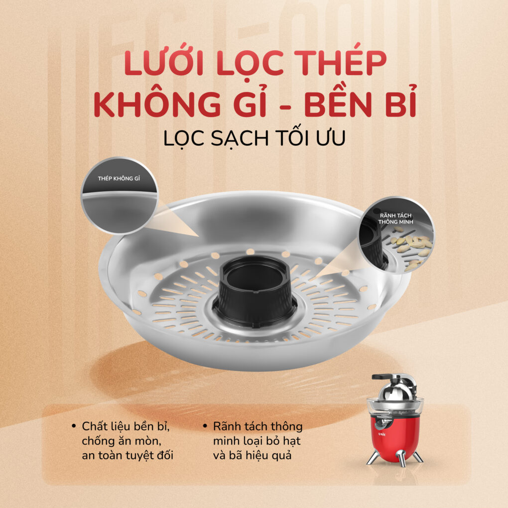 Máy Vắt Cam Unie UECJ-666R 5
