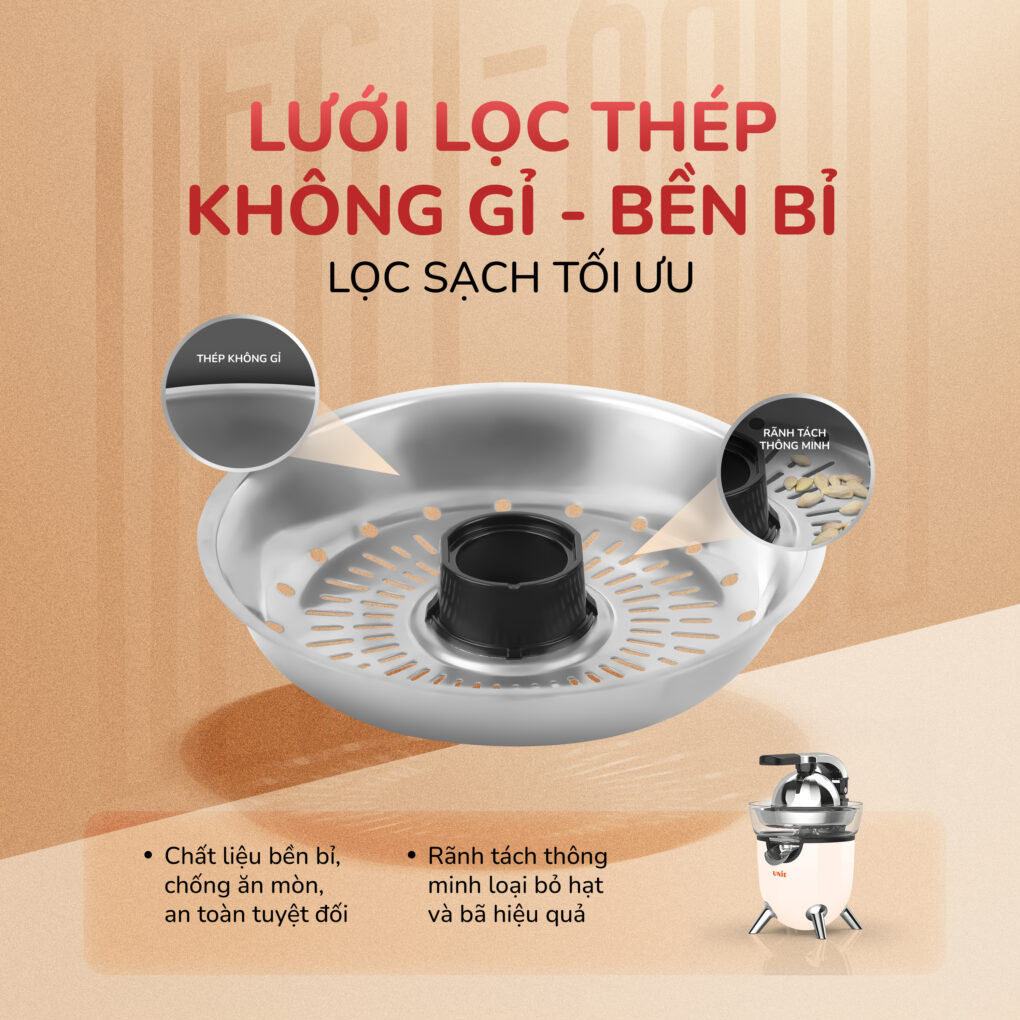 Máy Vắt Cam Unie UECJ-666B 4