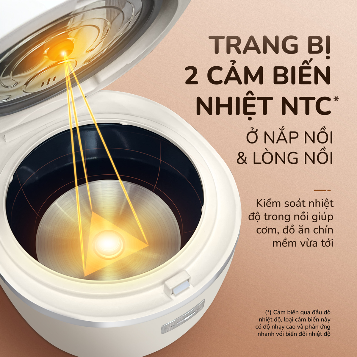 Nồi Cơm Điện Tử Unie URC612 1.2 Lít 10