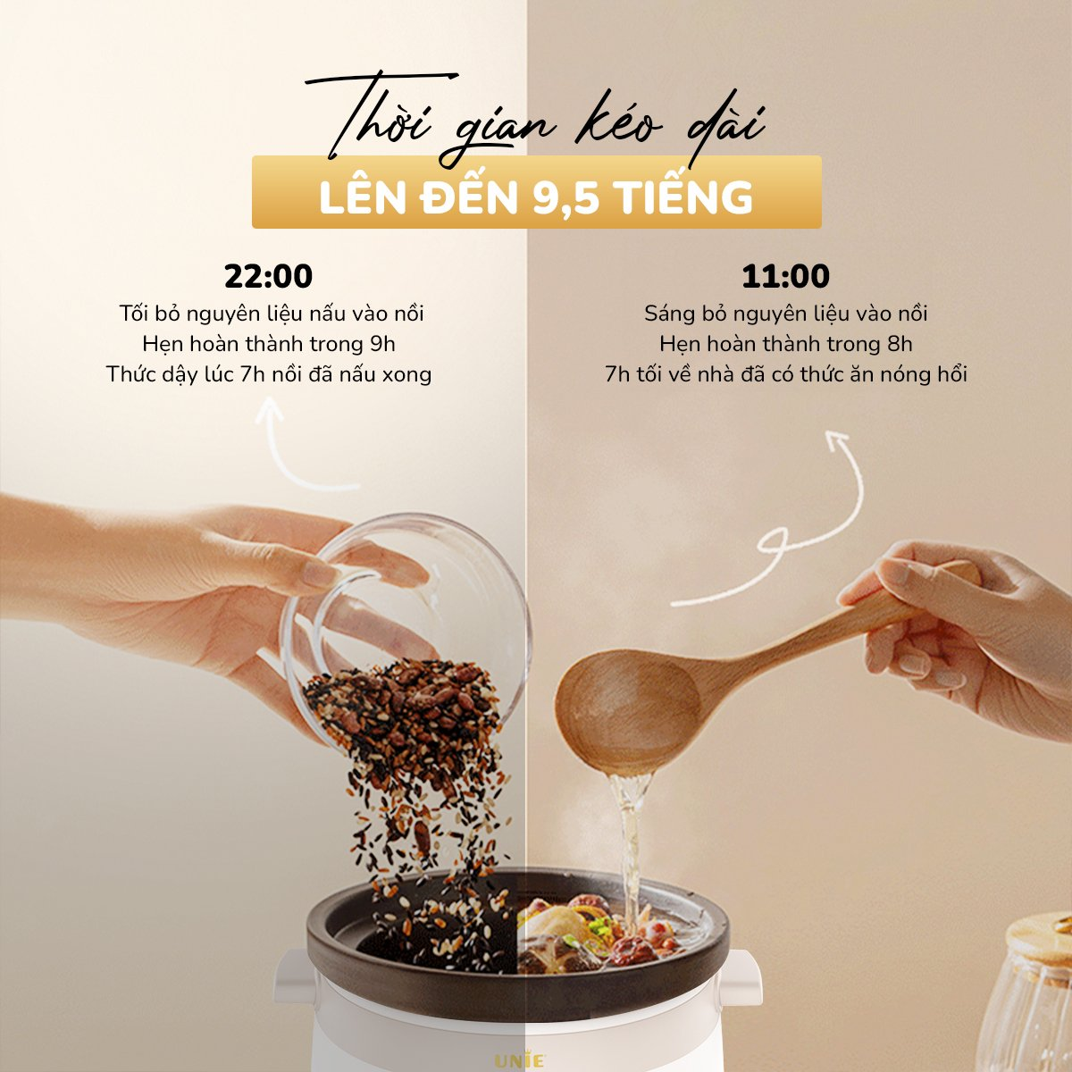 Nồi Kho Hầm Chuyên Dụng Unie USC308 3 Lít 5