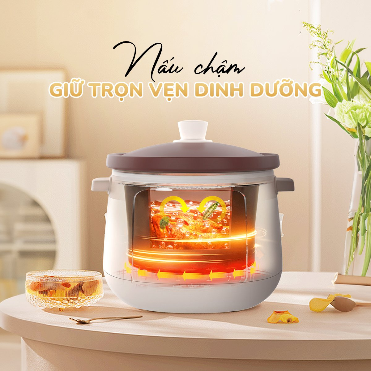 Nồi Kho Hầm Chuyên Dụng Unie USC308 3 Lít 6