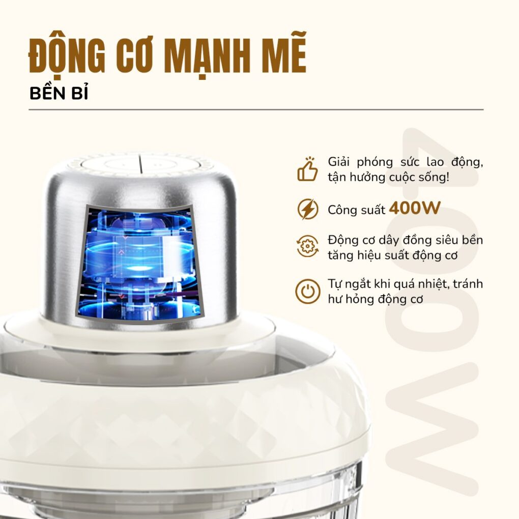 Máy Xay Thịt Unie UM366 2.5 Lít 5