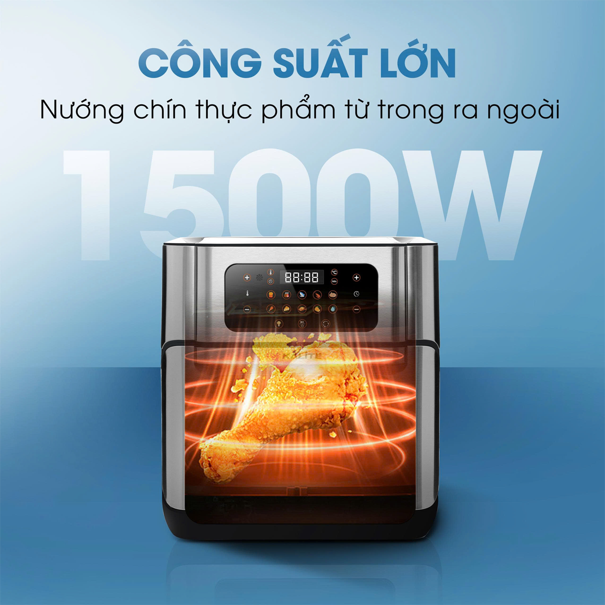 Nồi Chiên Không Dầu Kalite Air Pro 12 Lít 2