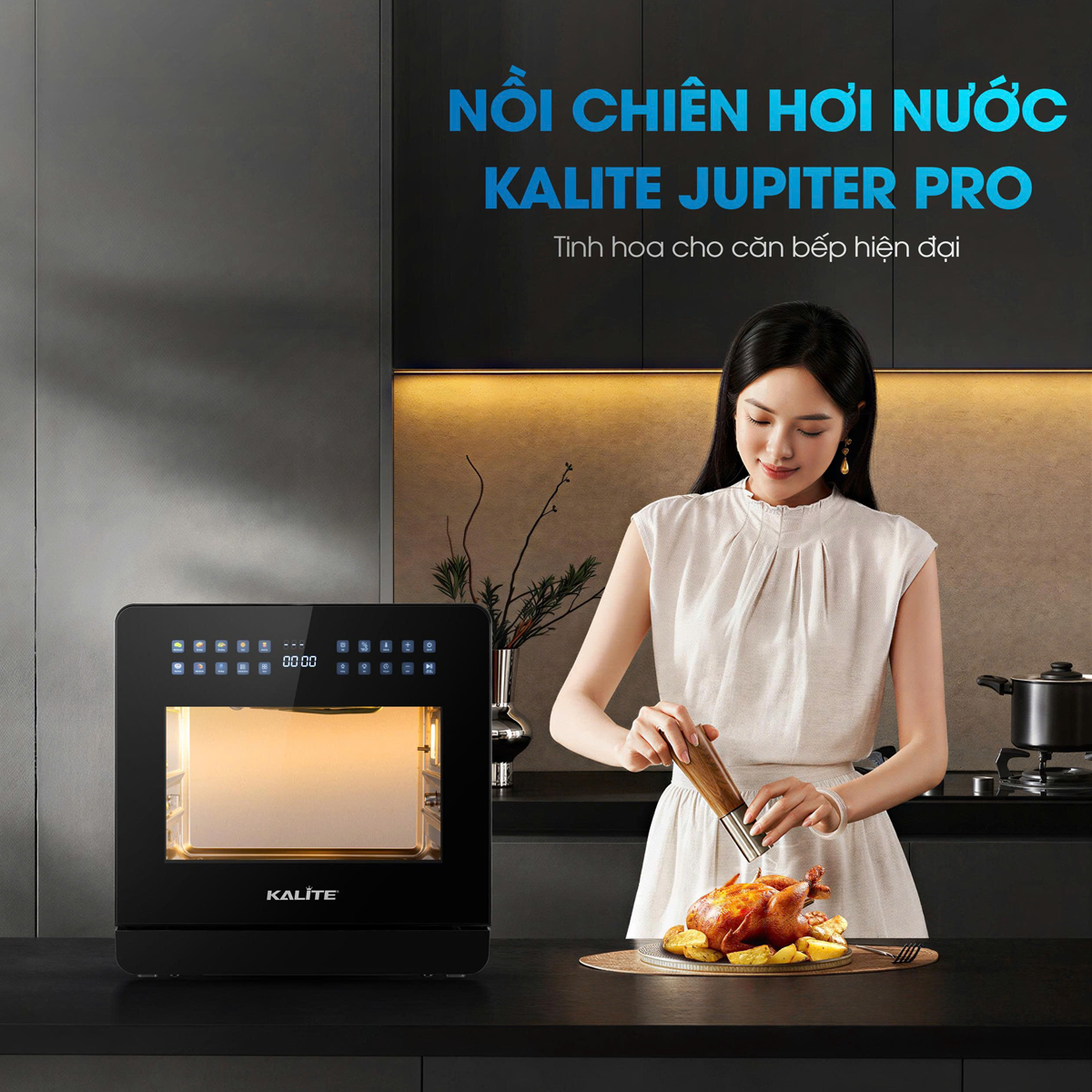 Nồi Chiên Hơi Nước Kalite Jupiter Pro 18 Lít 1